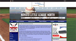 Desktop Screenshot of novatolittleleague.com